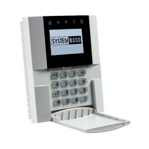 8001F Funk-Bedienteil (Keypad) mit LCD-Display