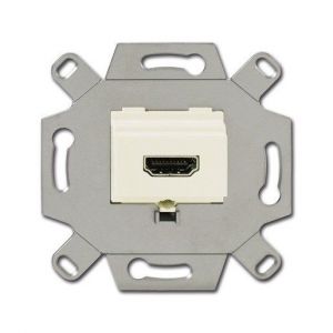 0261/31 HDMI-Anschlussdose mit Schraubklemmen un