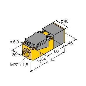 NI25-CP40-LIU Induktiver Sensor, mit Analogausgang