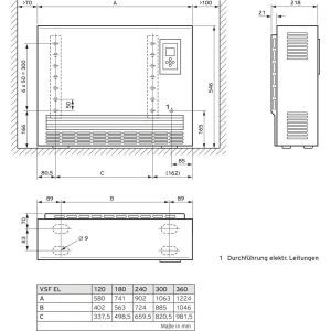 VSF 300 EL VAILLANT Elektro-Speicherheizgerät VSF 3