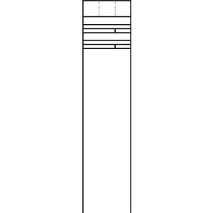 RG/SR 611-2/1 W RG/SR 611-2/1 W Raumspar-Briefkasten mit