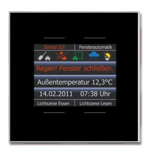 LCN - GT4DB Glas-Farbdisplay 2,8", schwarz, mit 4 Ta