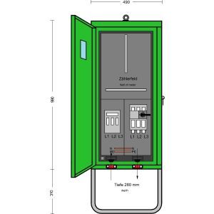 A 80-1Z, Anschlussschrank 55 kVA mit beigepackt