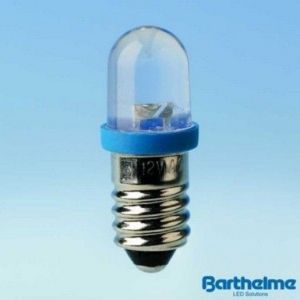 59101214 LED-Lampe/BR 10x28mm 12V AC/DC E10 blau