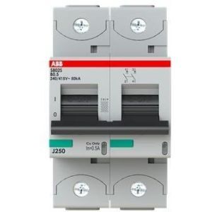 S802S-B0.5, S802S-B0.5 Hochleist.Sicherungsautomat 0.5A,B,400VAC=Icu 50kA,690VAC=Icu6kA,2P