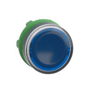 ZB5AW363, Frontelement für Leuchtdrucktaster ZB5, tastend, blau, Ø 22 mm