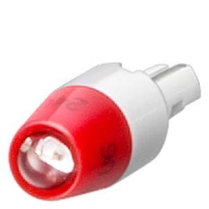 3SB3901-1SE LED-Lampe, superhell rot, Sockel wedge-B