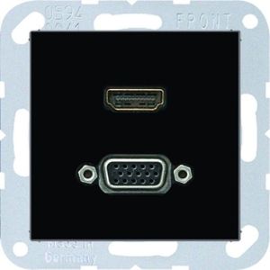 MA A 1173 SW Multimedia-Anschlusssystem HDMI / VGA, S