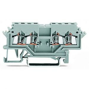 279-626 Doppeldurchgangsklemme1,5 mm²seitliche