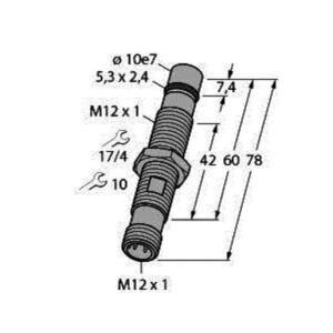 BID1.5-G120-AP6-H1141 Induktiver Sensor, für hohe Drücke