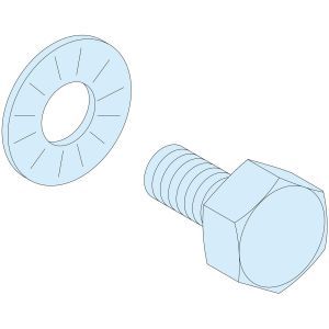 LVS04195, PrismaSeT-P, Linergy BS, Befestigungsschrauben, M6x16mm+Scheiben,(40Stück)