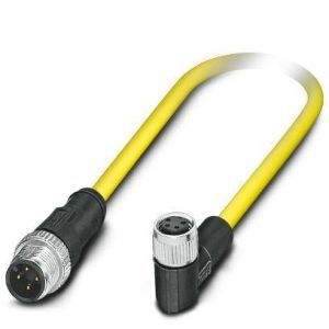 SAC-4P-M12MS/ 0,5-542/M8 FR BK Sensor-/Aktor-Kabel