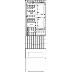 SZ205ZA1411 Zähleranschlusssäule 1 ZP, TSG, APZ, 4po