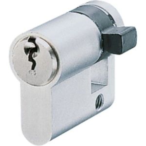 28, Profil-Halbzylinder (DIN 18252) für Schlüsselschalter, verschiedenschließend