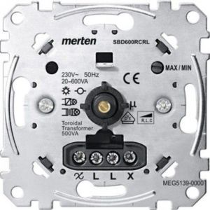 MEG5139-0000 Universal-Drehdimmer-Einsatz, 20-600 W/V