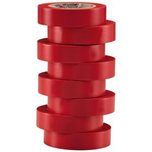 BIZ 350063, Isolier- und Markierungsband 15 mm x 10 m x 0.15 mm rot (x 8), Preis per VPE, VPE = 8 Stück