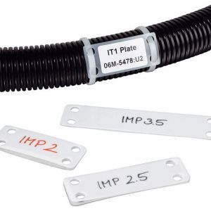IMP2.5-PA66-WH (100), Kennzeichnungsschild IMP2,5 Weiß 100 ST ME