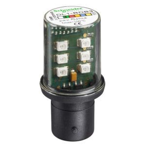 DL1BDB3, LED-Lampe, grün für Befehls- u. Meldegeräte, BA 15d, 24 V