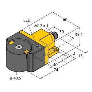 RI360P1-DSU35-ELIU5X2-H1151 Induktiver Winkelsensor, mit Analogausga