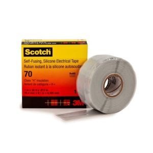 SCOTCH70-25X9, 70 Selbstverschw. Silikon-Kautschuk-Band 25 mm x 9 m Preis per Rolle