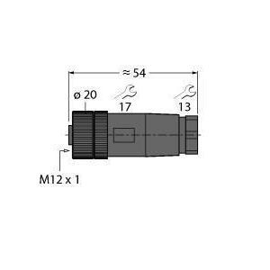 B8151-0 Zubehör für Sensoren und Aktuatoren, Kon