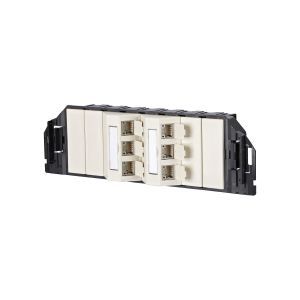 130B11S60301-E C6Amodul 6 Port 180°M GB3 perlweiß