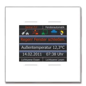 LCN - GT4DW Glas-Farbdisplay 2,8", weiß, mit 4 Taste