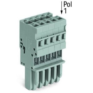 769-114 1-Leiter-FederleisteCAGE CLAMP®4 mm²g