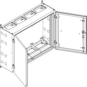 NT45E Wandgehäuse geerdet IP55 BxHxT: 1090x840