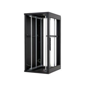 RMA-42-A88-CAX-A1, 19 Standschrank 42HE/800x800, Glastür RAL7035