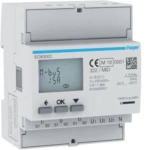 ECM300C Energiezähler 3ph, indirekt, MBUS, MID