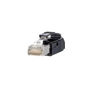 1401505012-E E-DAT Industry RJ45 Stecker schwarz Cat.