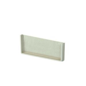 KKKE 80.100 GFK-Enddeckel für KK, 80x100 mm, Polyest