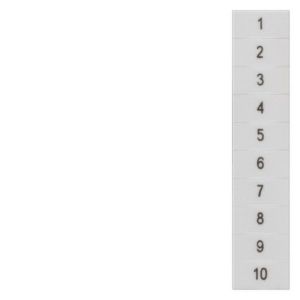 8WH8140-2AB35 Bezeichnungsschild, front, mit 31-40, ho