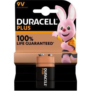 Plus-9V B1, Batterie 9V Block E Plus Power 1er Blister Duracell