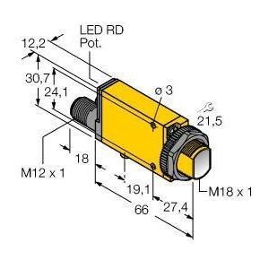 MIAD9DQ Opto-Sensor, Reflexionslichttaster