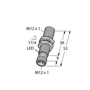 BI4U-EM12WD-AP6X-H1141 Induktiver Sensor, für die Lebensmitteli