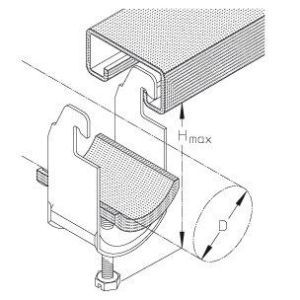 48 AC-IW, PUK-Schellen,mit Isolierwanne