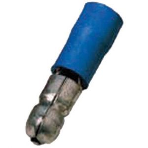 ICIQ2RST, Isolierter Rundstecker 1,5-2,5qmm Stecker 5mm blau