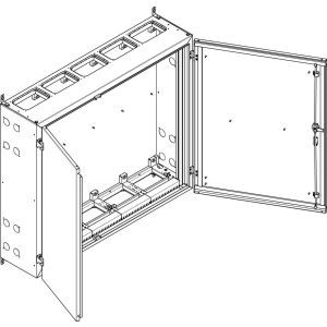 NT57E Wandgehäuse geerdet IP55 BxHxT: 1340x114