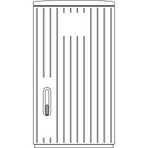 10051419 SCHR A850-0 54 DS BP MO Polyesterschrank