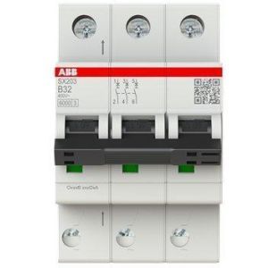 SX203-B32, SX203-B32 Sicherungsautomat Flexline B-Charakteristik, 6kA, 32A, 3P