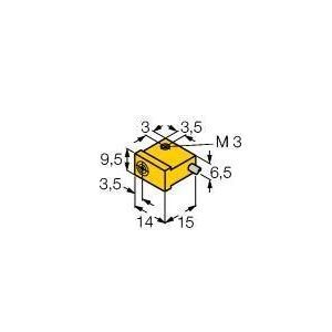 NI2-Q9.5-AP6/S34 Induktiver Sensor, magnetfeldfest