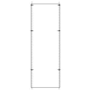 SY79267M PVC-Montageplatte AS-202 für SL202, 1000