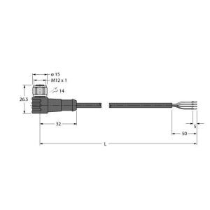 WKCV4.4T-5/TFW Aktuator- und Sensorleitung / PP-EPDM, A