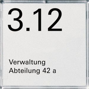 107100 Namens-/Türschild 1f Zubehör