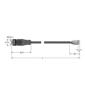 HT-WAK4.5-5/S2430 Hochtemperaturfeste Aktuator- und Sensor