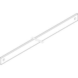 XCUW153B Cu-Schiene 3FB 50x10x837mm waagrecht, be