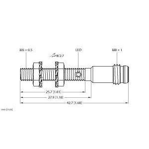 BI1-EG05-AP6X-V1331, Induktiver Sensor