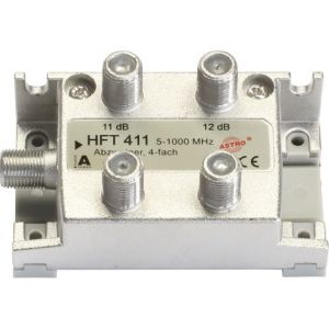 HFT 411 Abzweiger 4-fach, 5 - 1218 MHz, symmetri